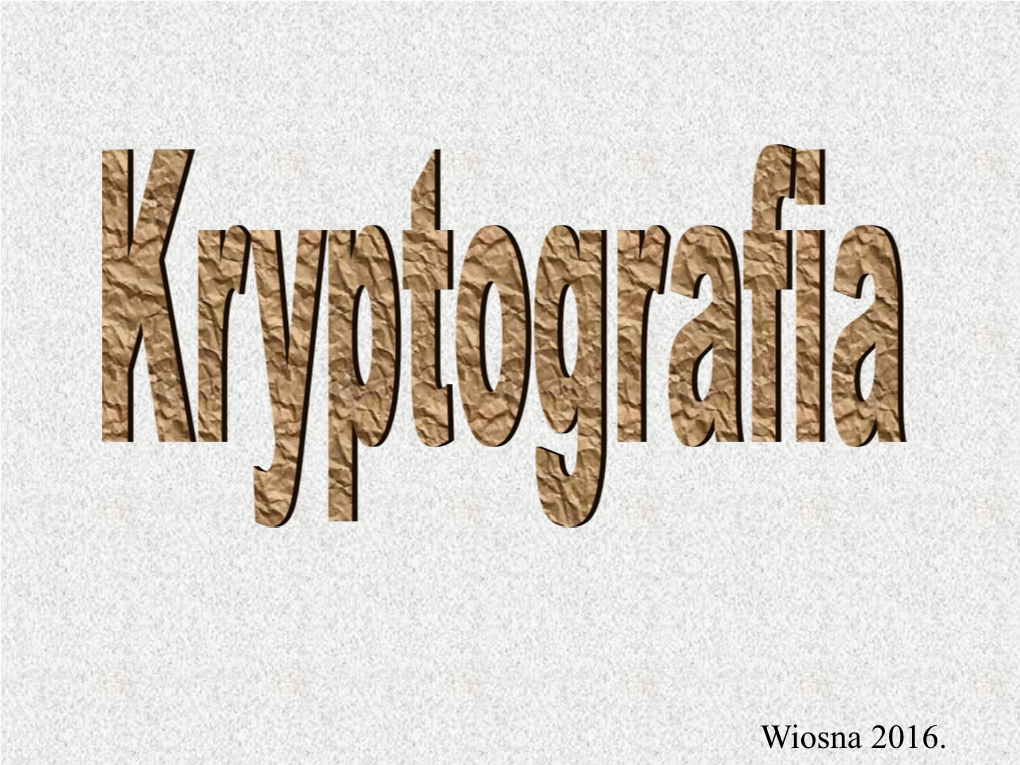 Kryptografia