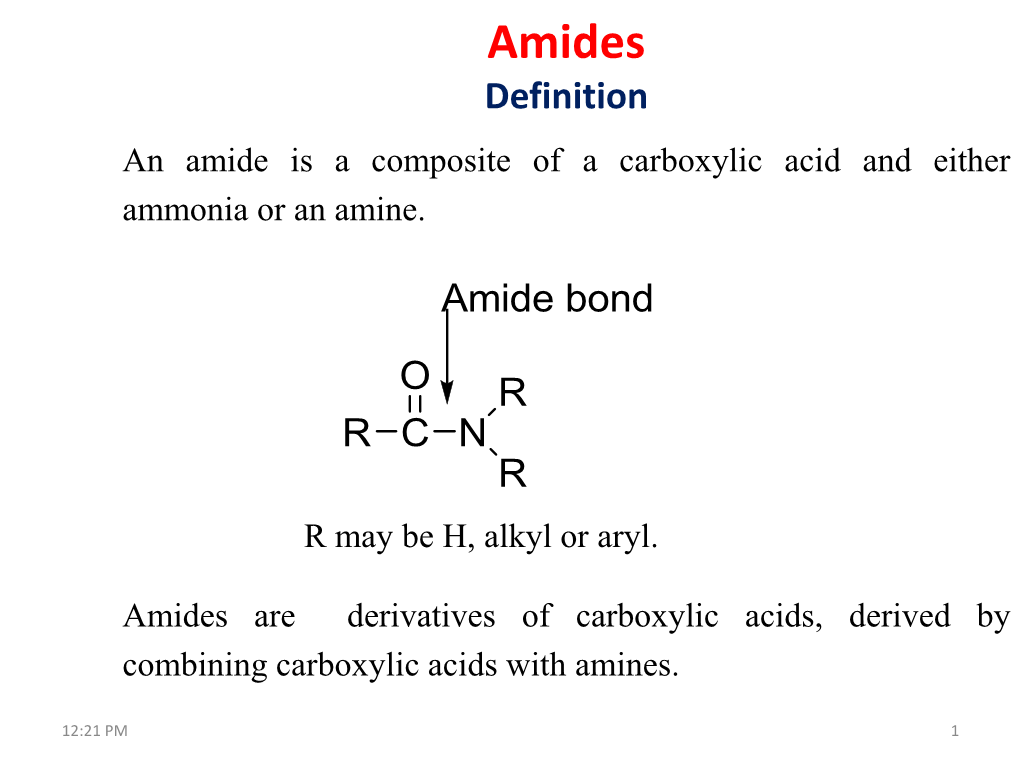 Sch 206-Amides.Pdf