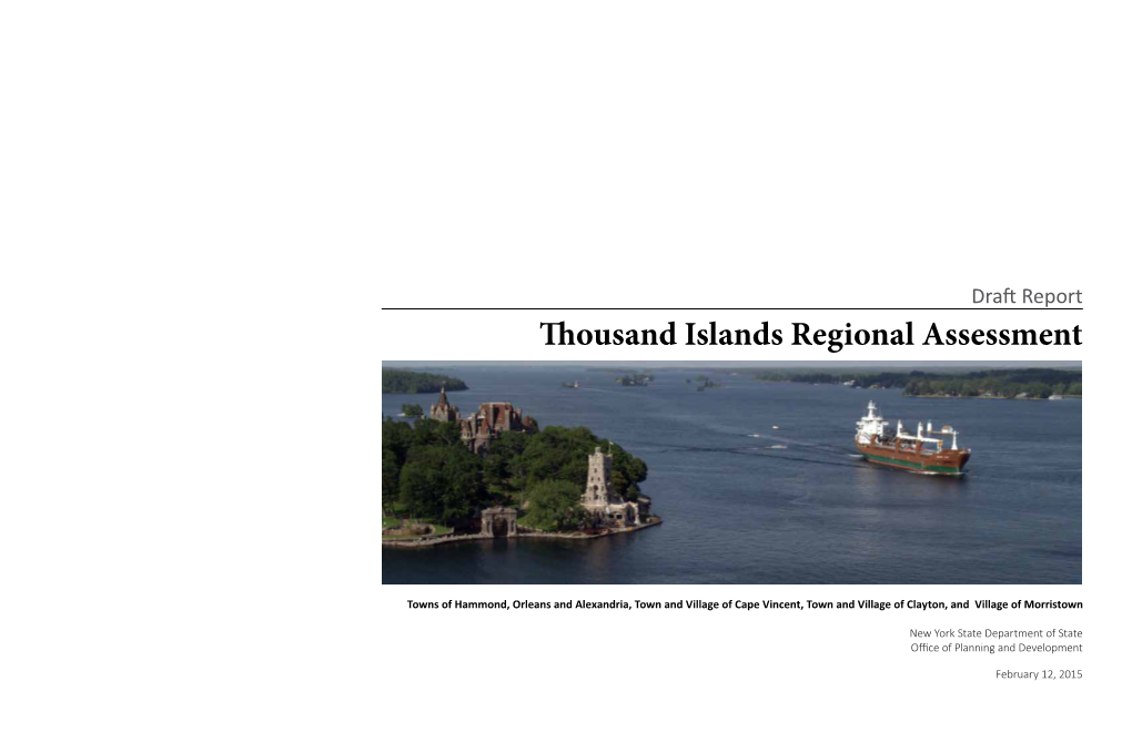 Thousand Islands Regional Assessment