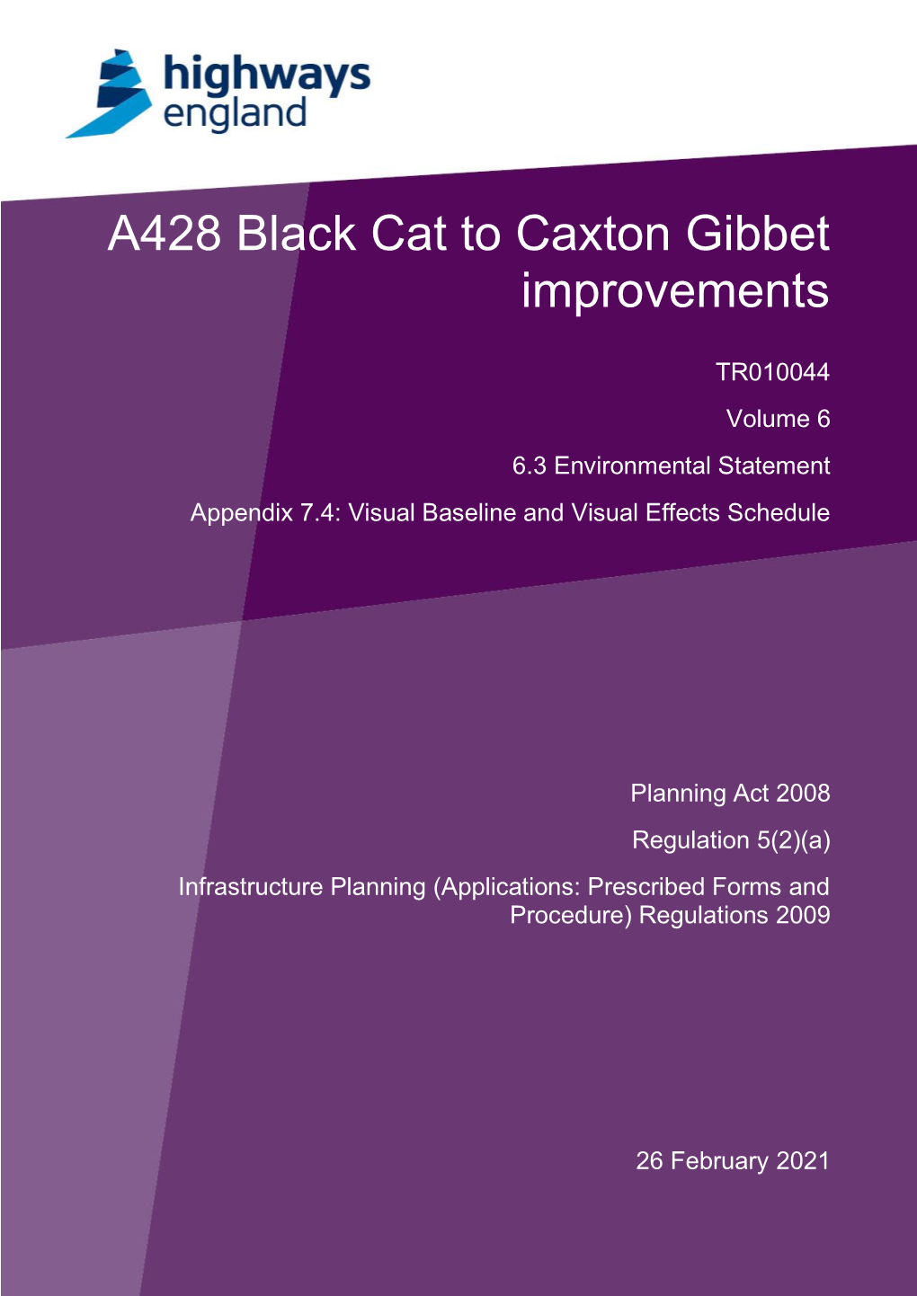 A428 Black Cat to Caxton Gibbet Improvements