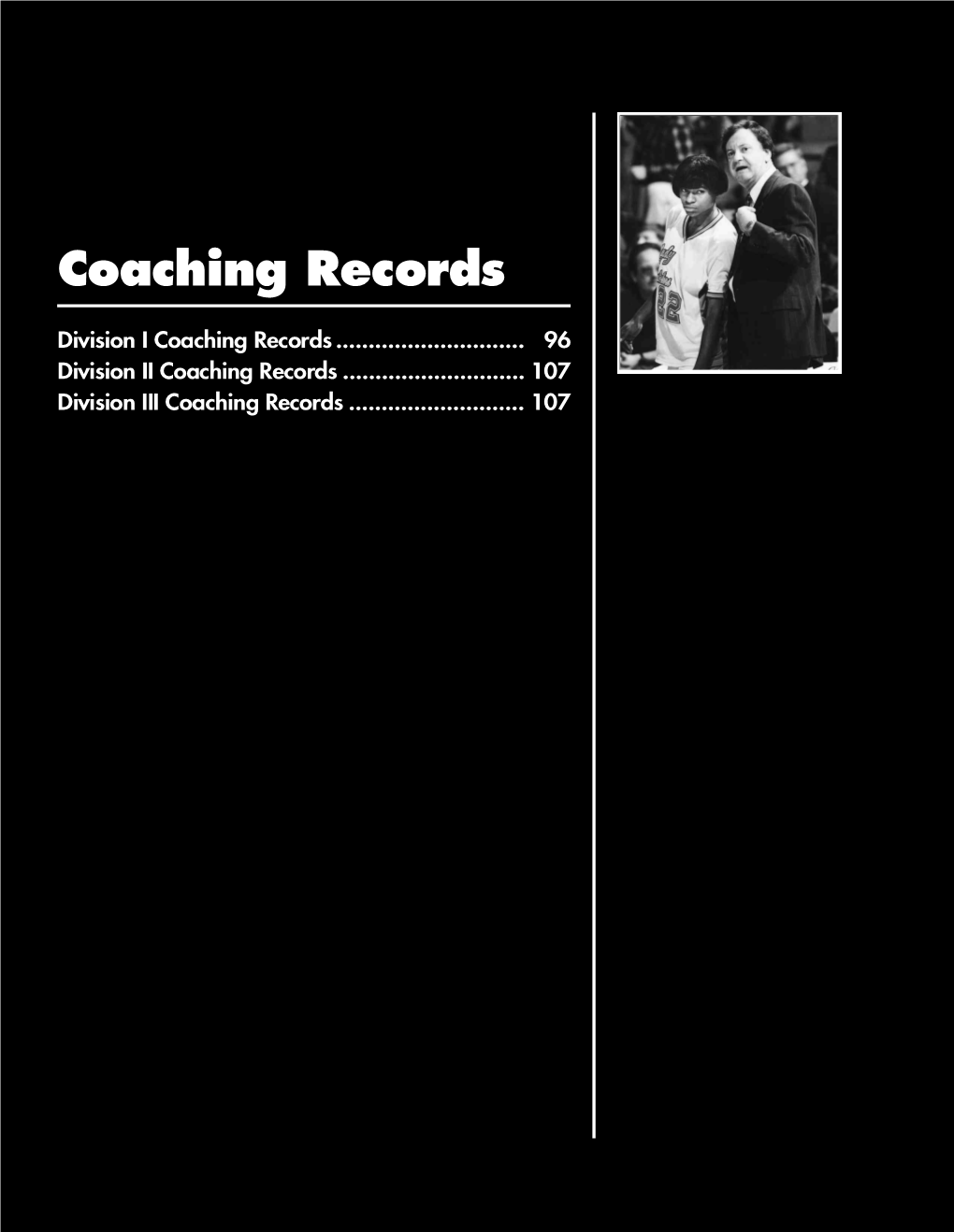 Coaching Record S