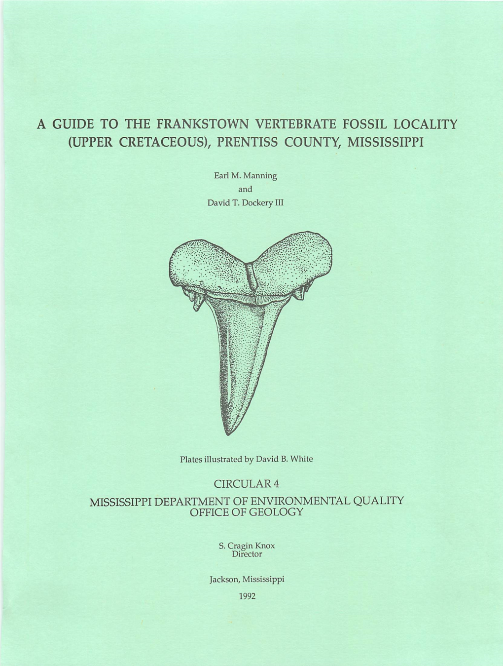 (Upper Cretaceous), Prentiss County, Mississippi