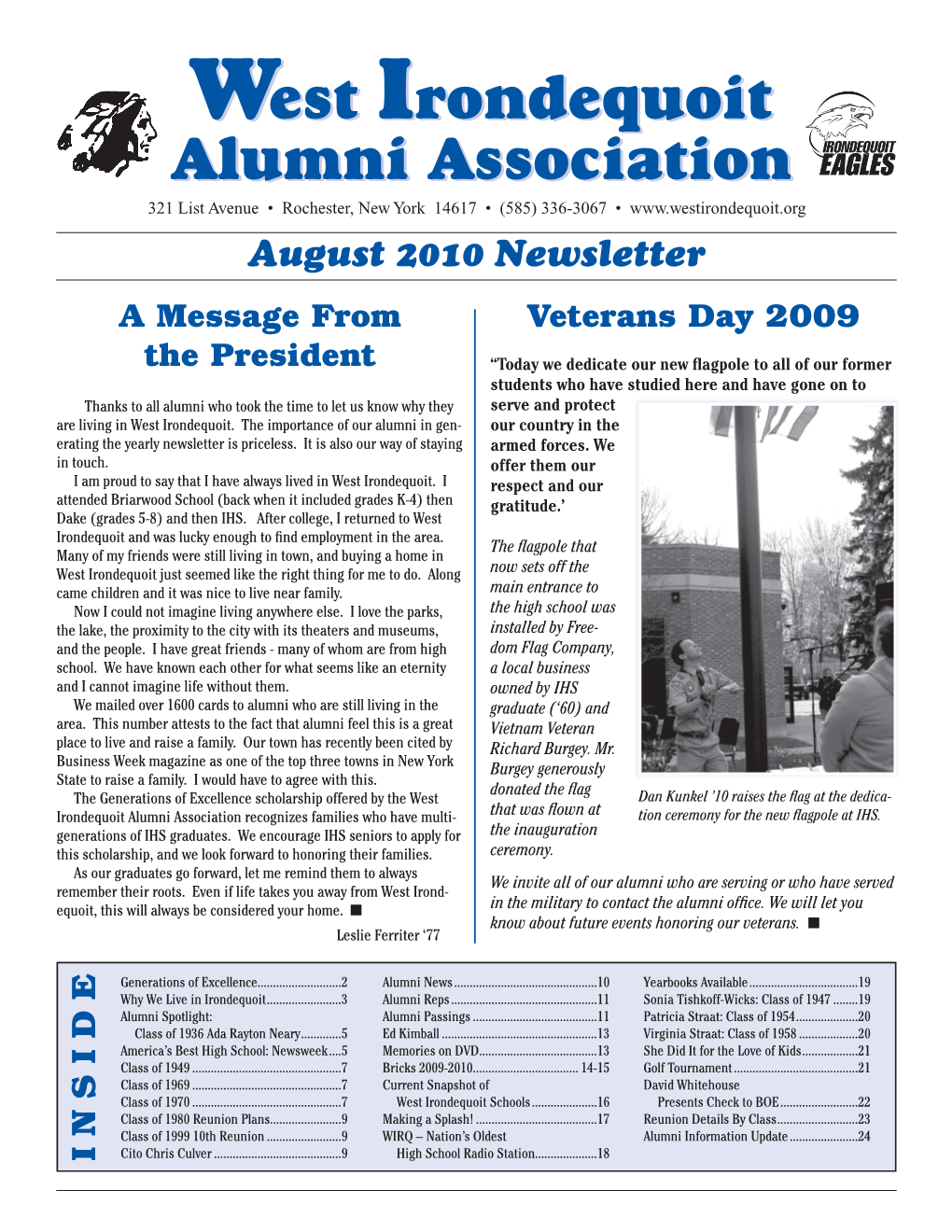 2008 Newsletter