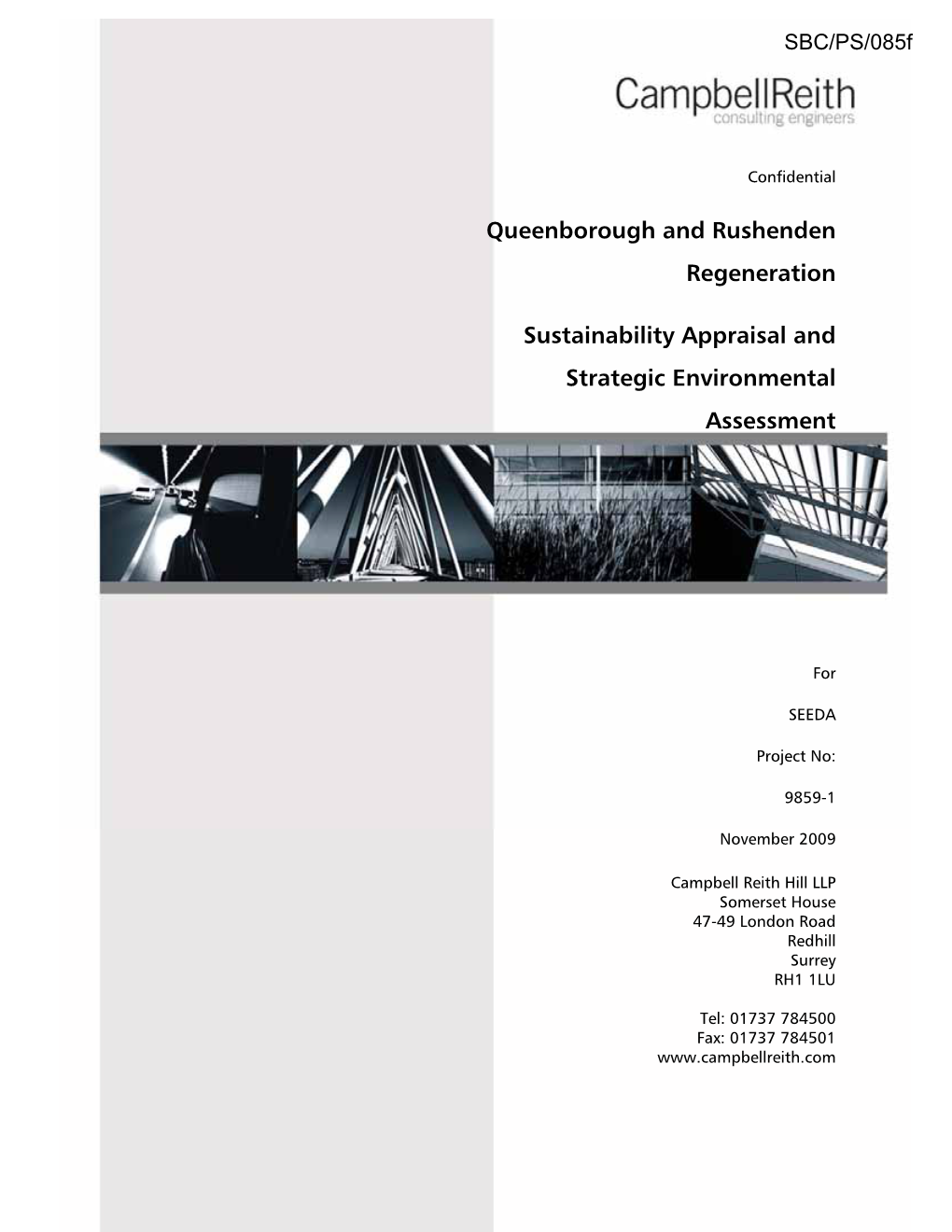 Queenborough and Rushenden Regeneration Sustainability Appraisal and Strategic Environmental Assessment