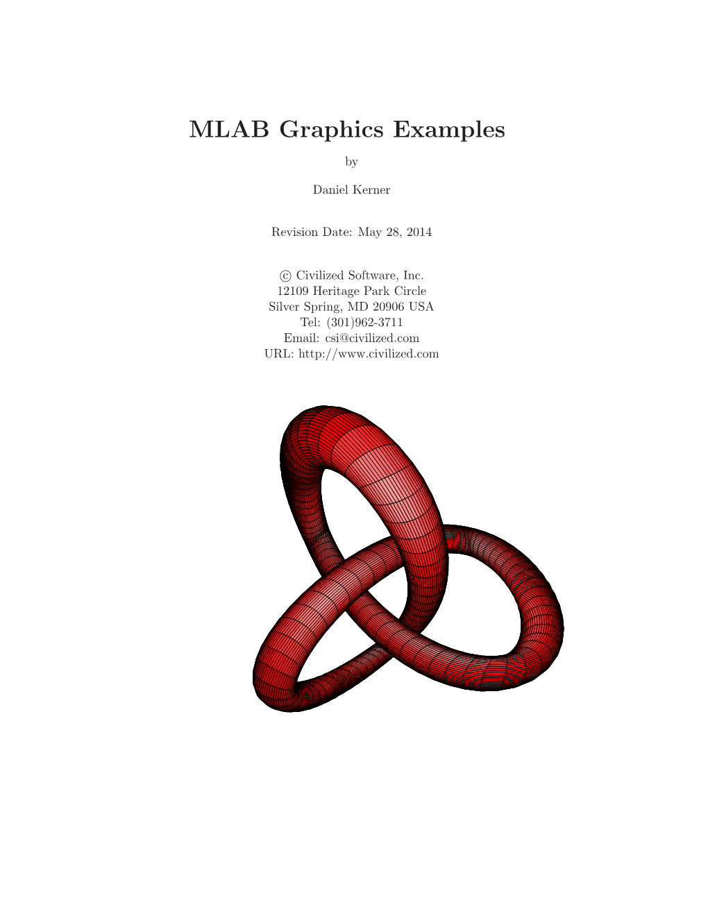 MLAB Graphics Examples Manual