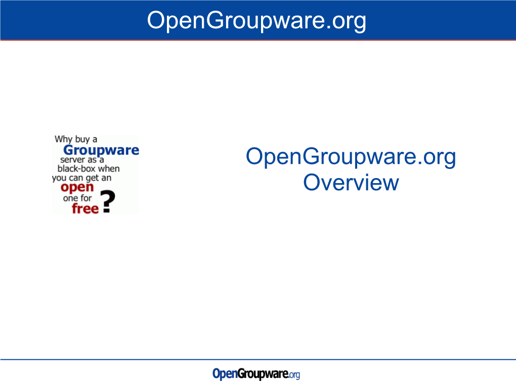 Opengroupware.Org