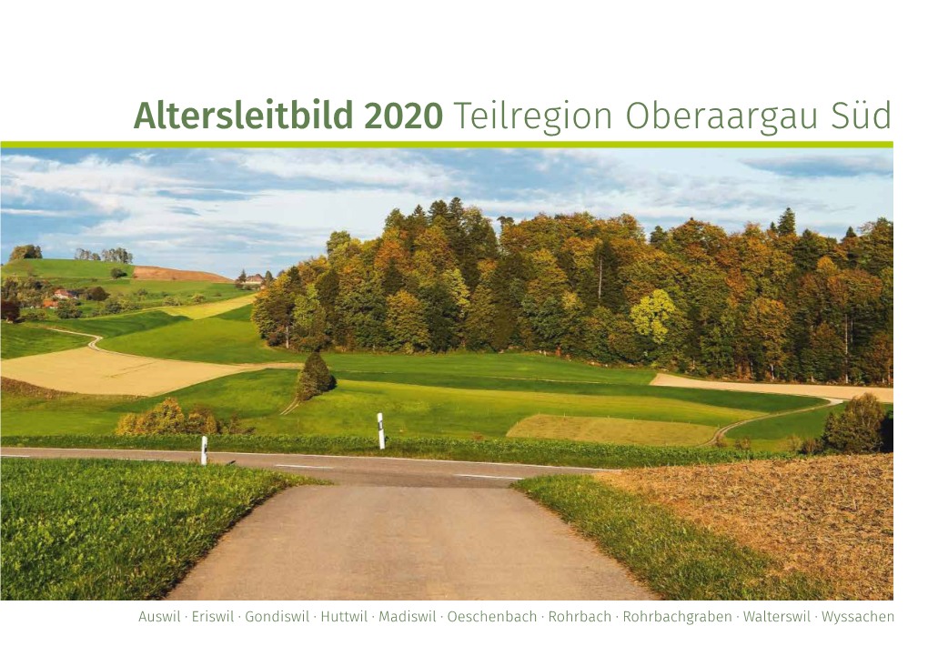 Altersleitbild 2020 Teilregion Oberaargau Süd