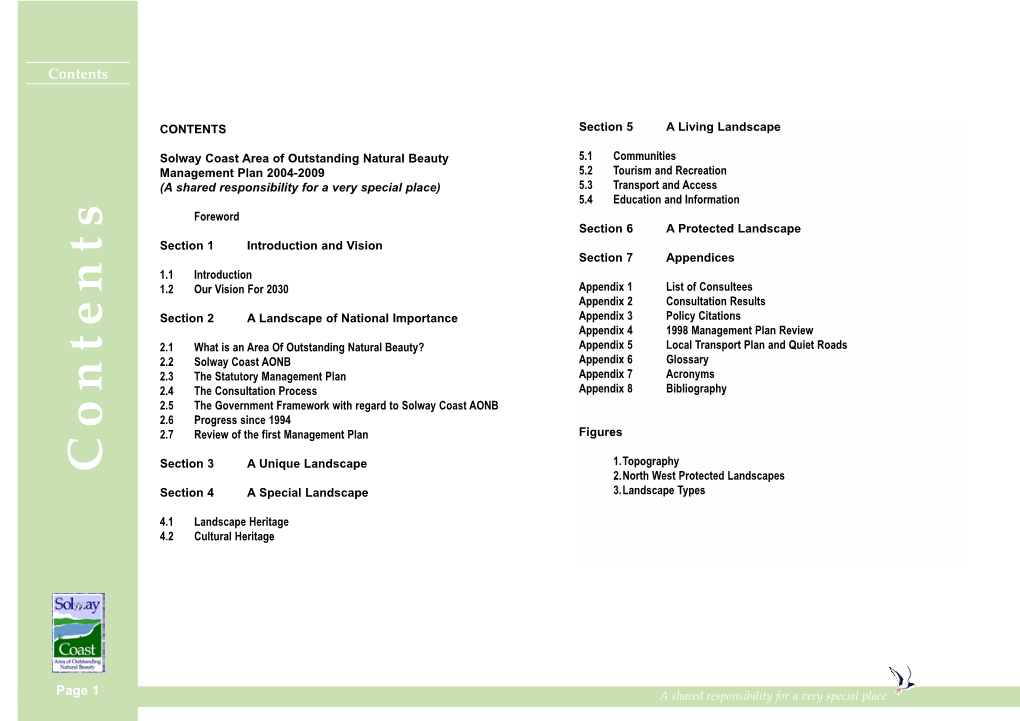 AONB Management Plan