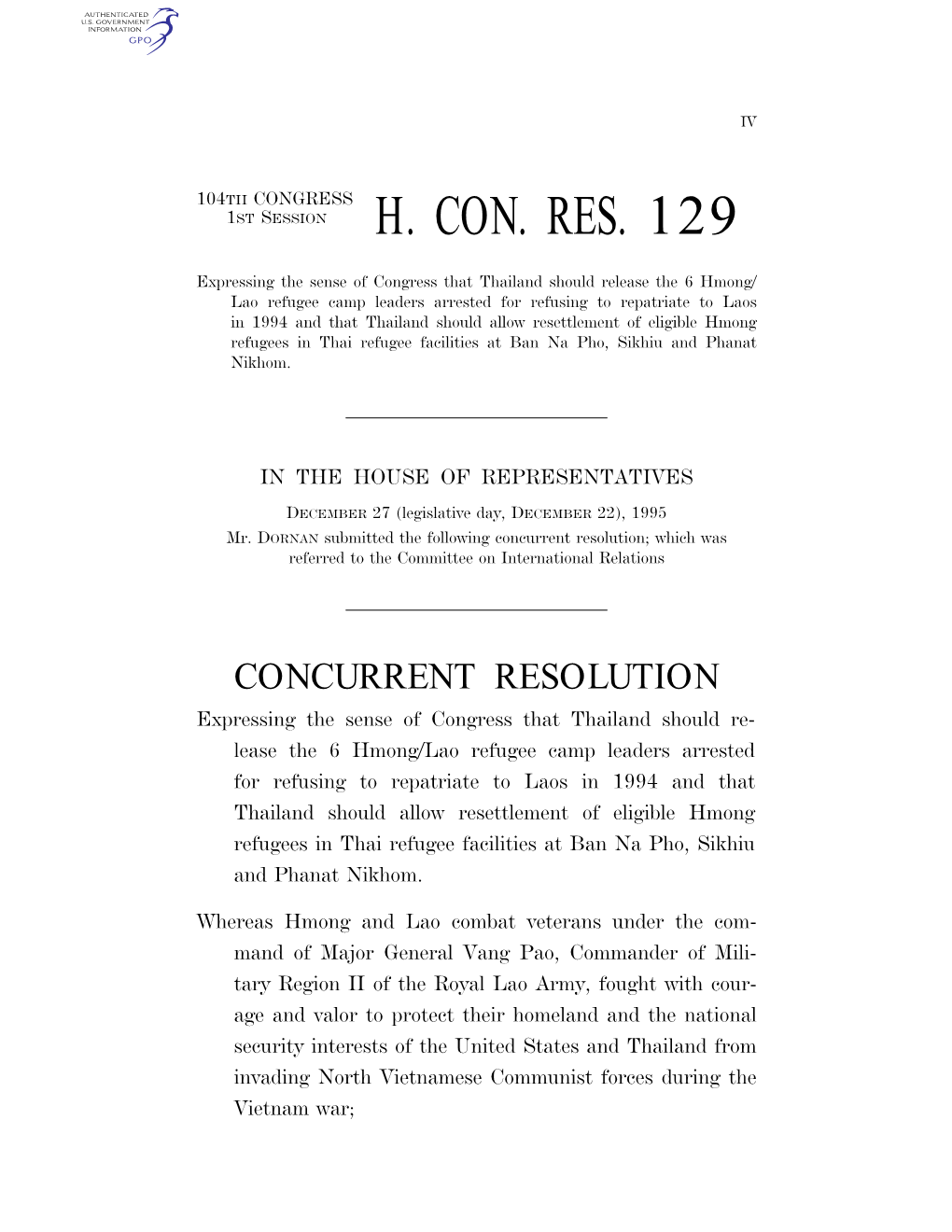 H. Con. Res. 129