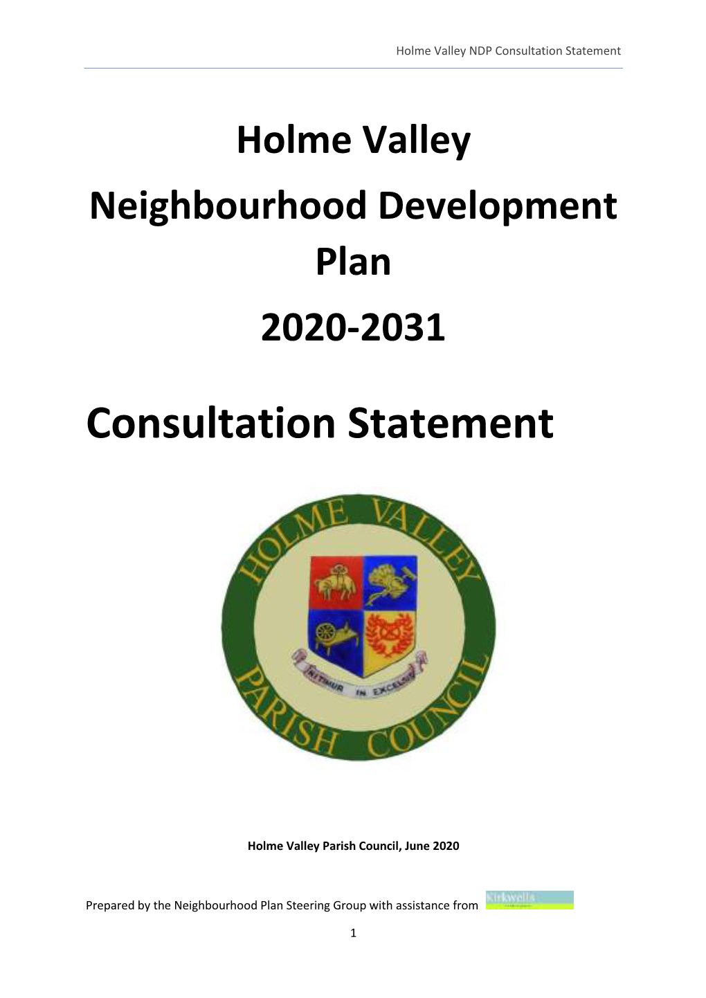 Holme Valley NDP Consultation Statement
