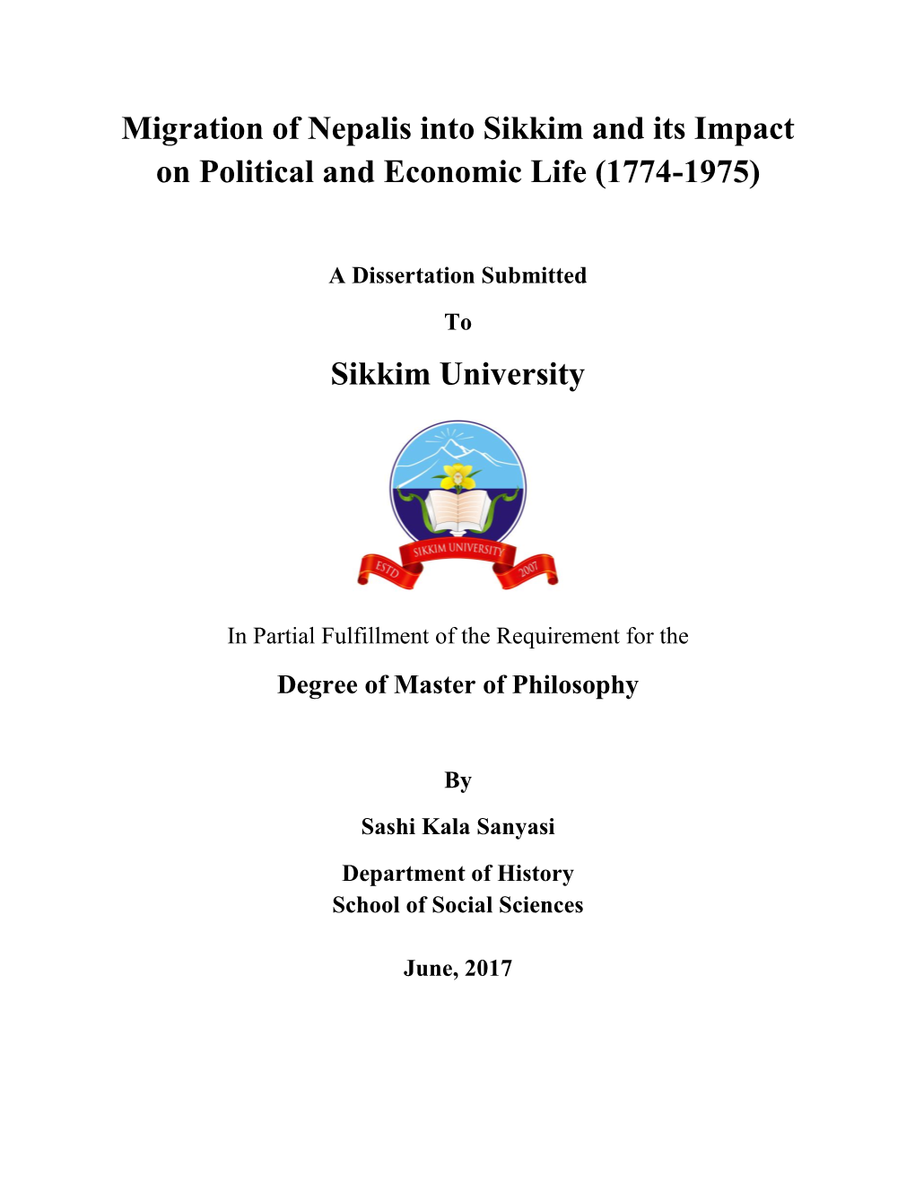 Sikkim University