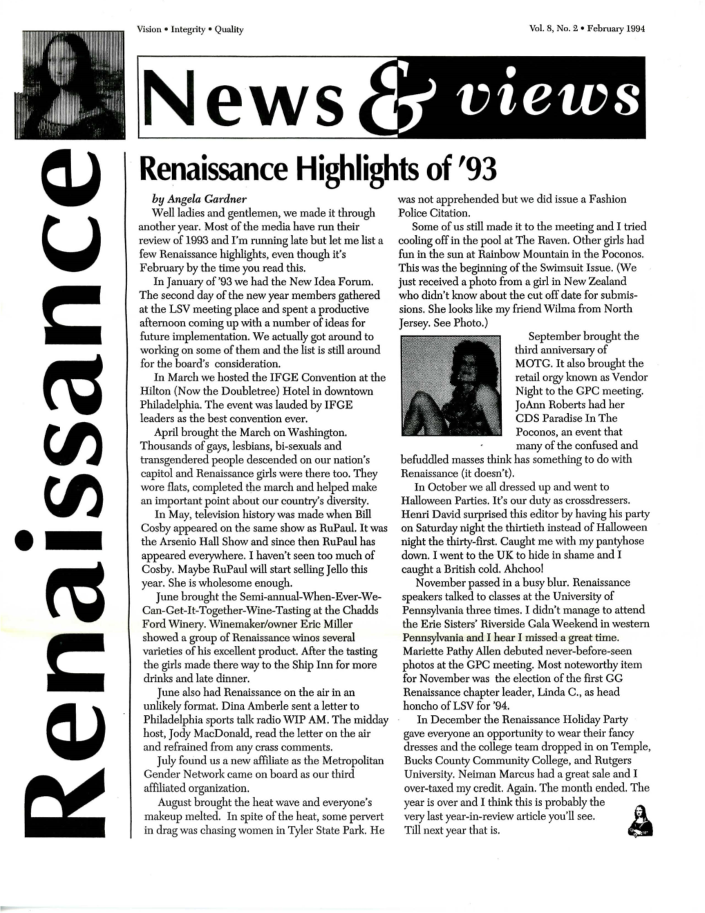 CIJ Transgendered People Descended on Our Nation's Befuddled Masses Think Has Something to Do with Capitol and Renaissance Girls Were There Too