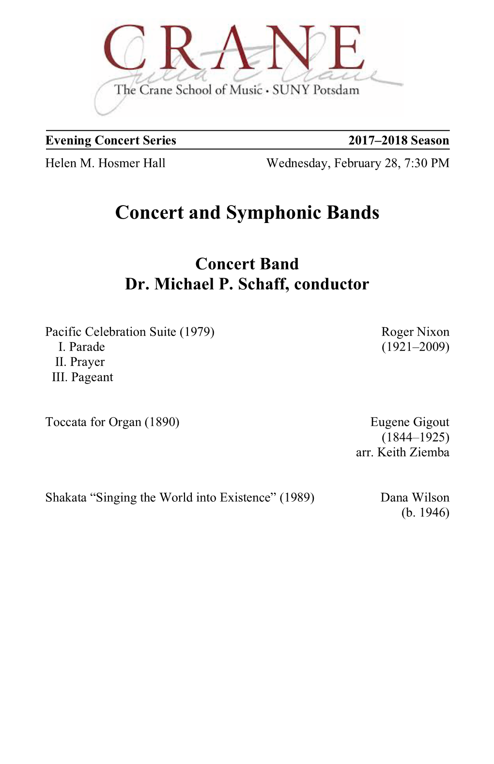Concert and Symphonic Band 2 28 18