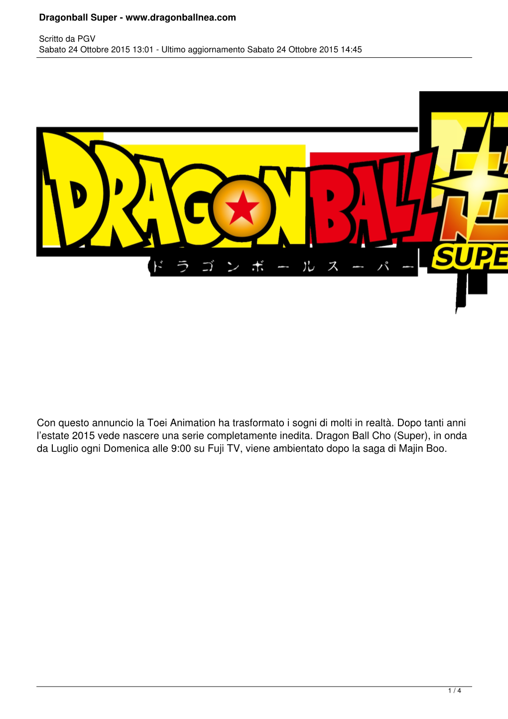 Dragonball Super