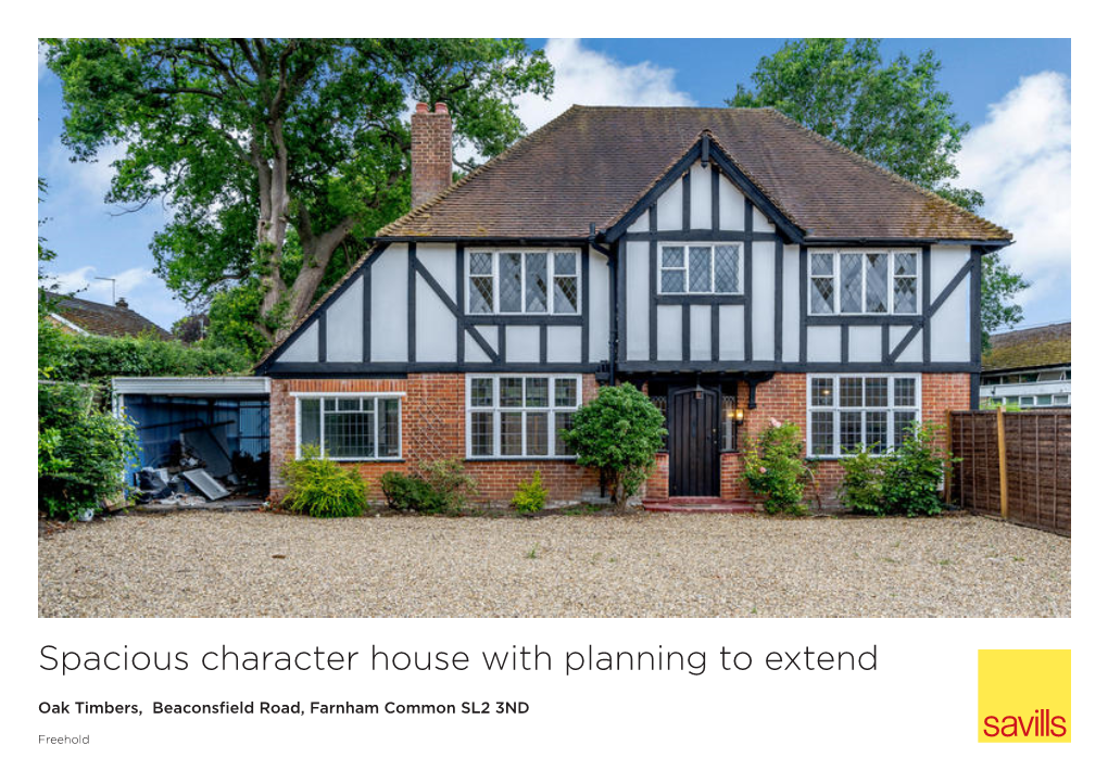 Spacious Character House with Planning to Extend