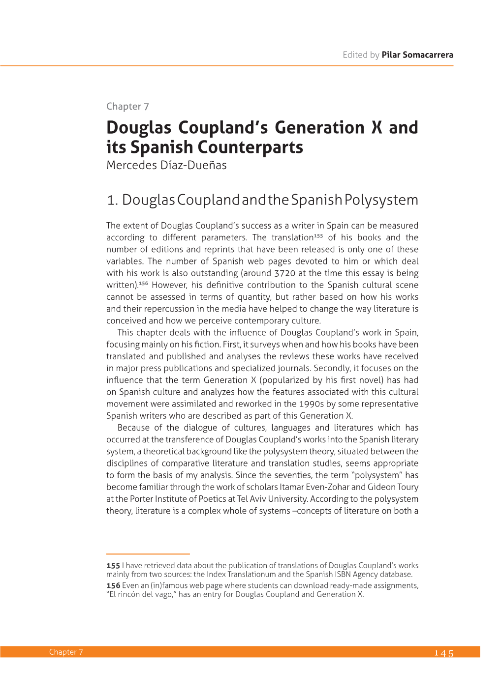 Douglas Coupland's Generation X and Its Spanish Counterparts