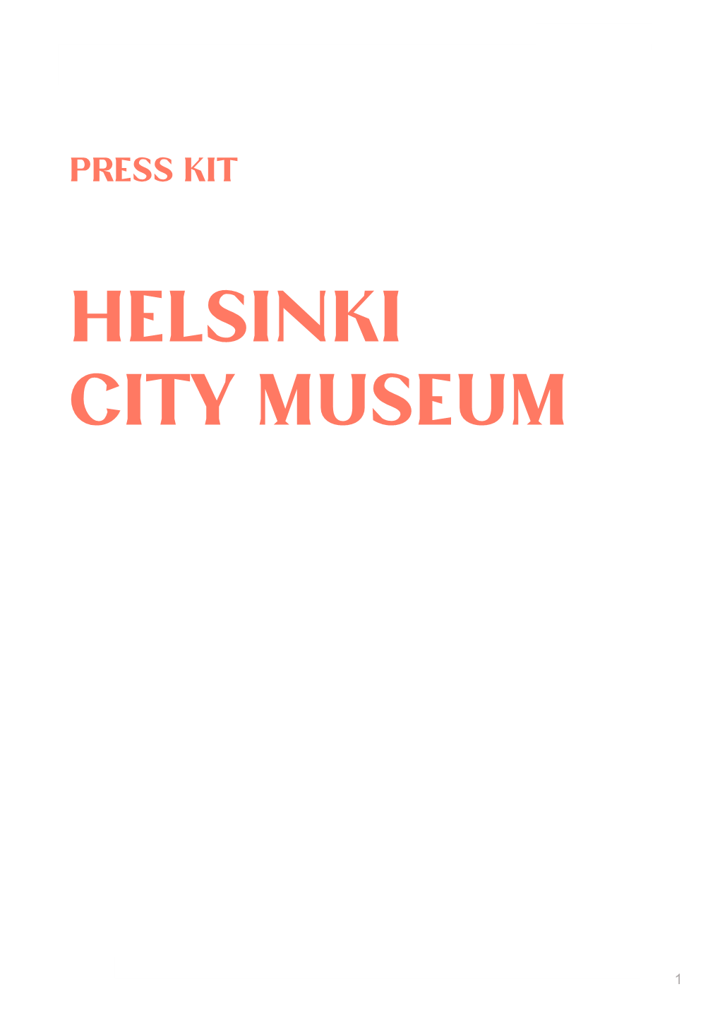 Helsinki City MUSEUM