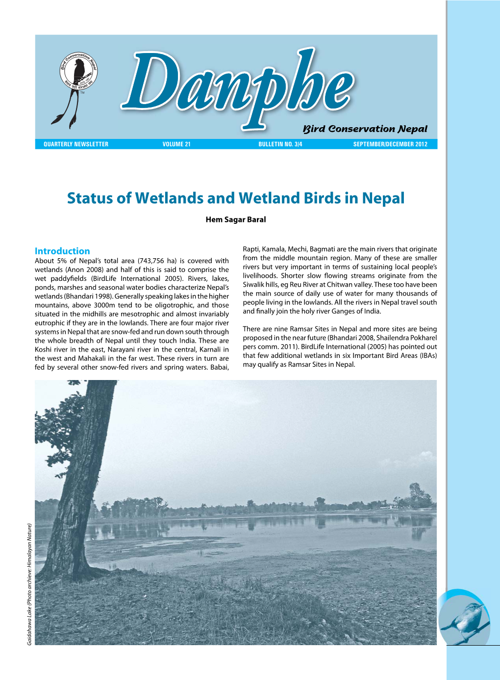 Danphe Newsletter (Sep-Dec 2012)