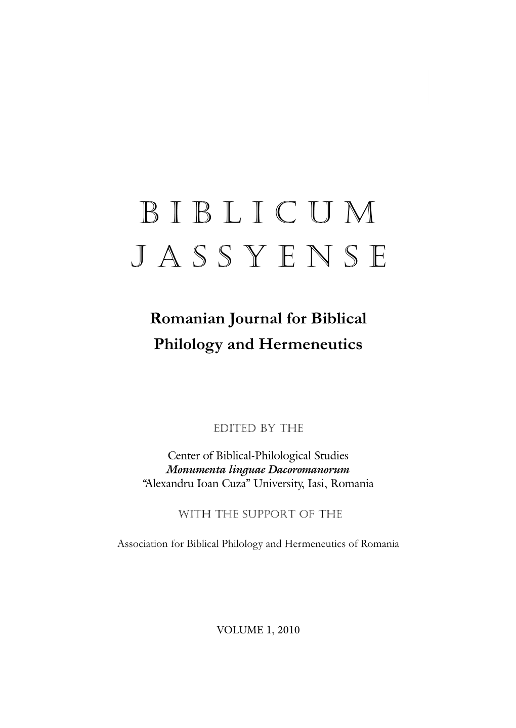 Biblicum Jassyense