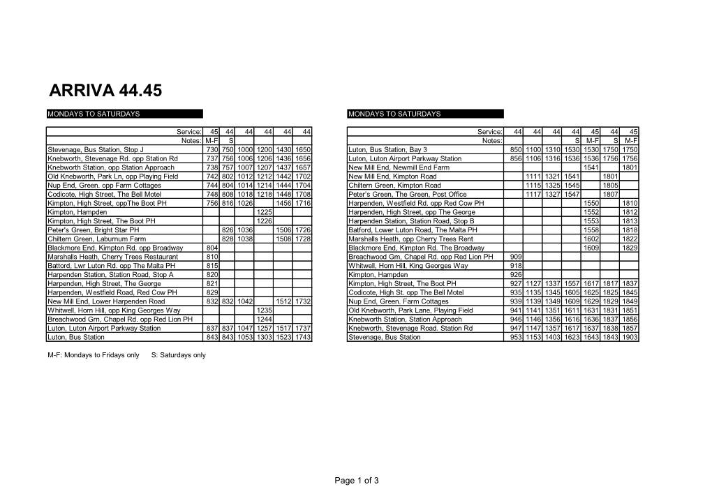 Arriva 44.45