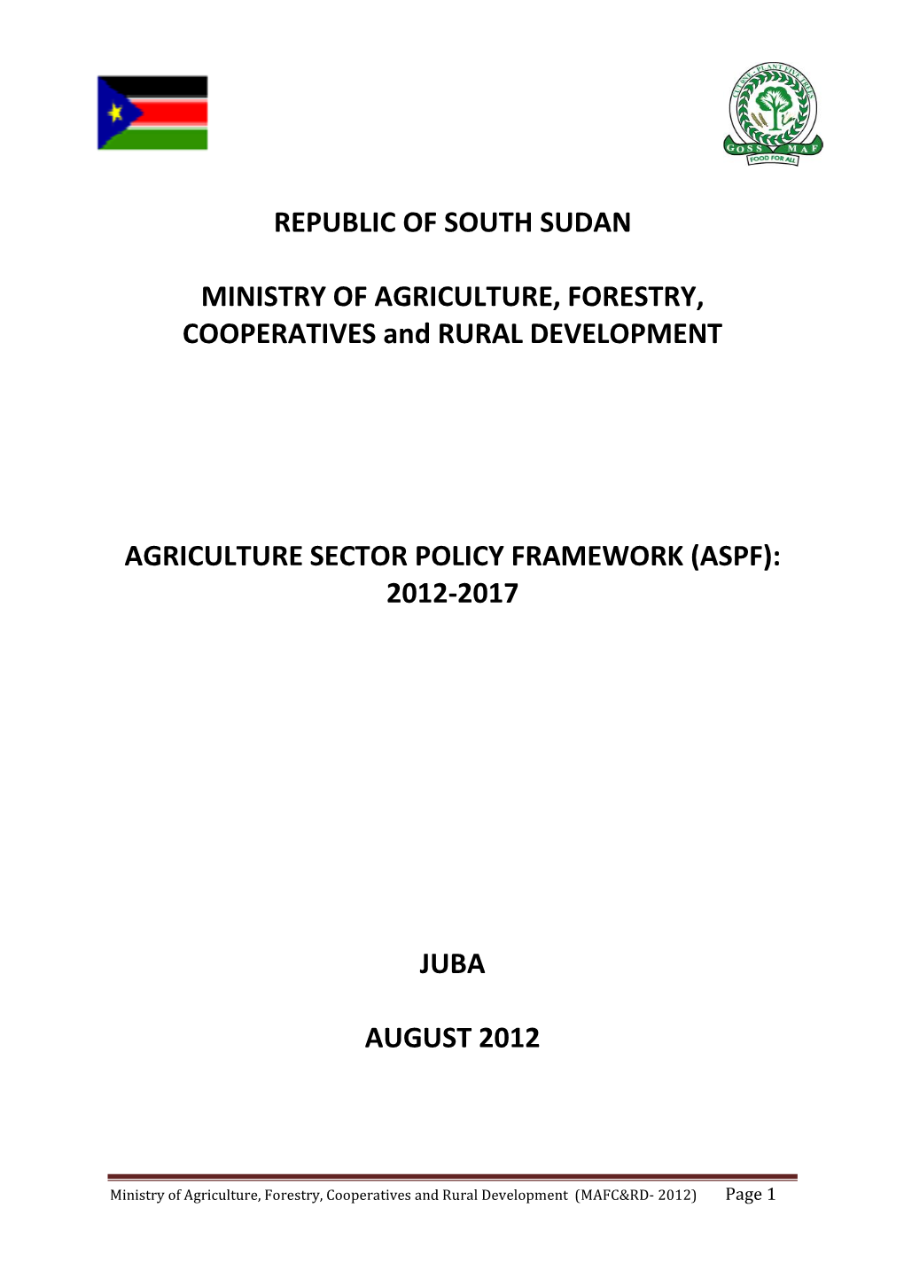 Republic of South Sudan