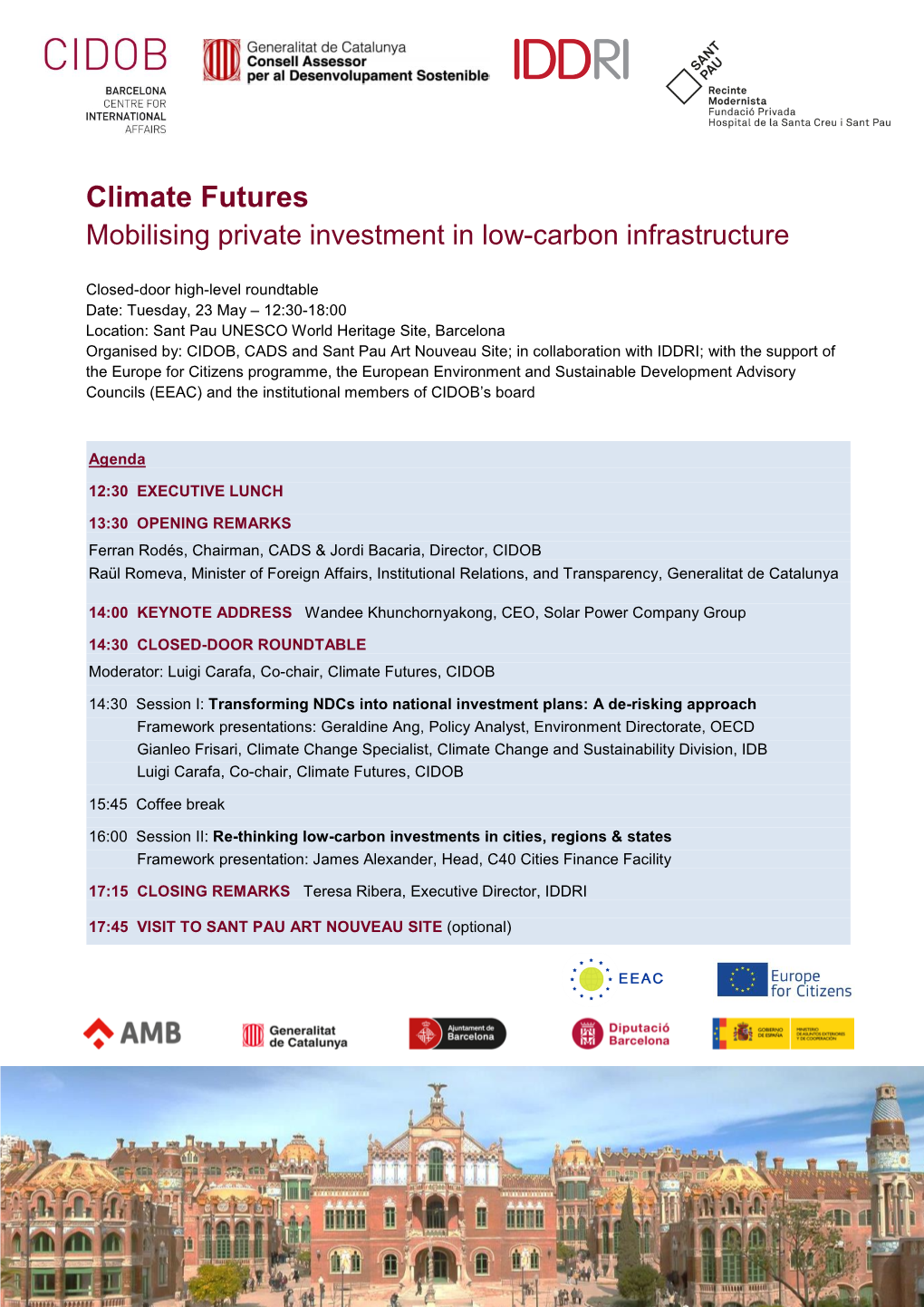Climate Futures Mobilising Private Investment in Low-Carbon Infrastructure