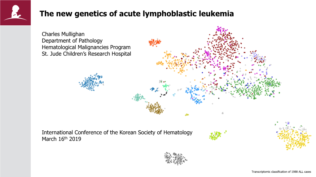 The New Genetics of Acute Lymphoblastic Leukemia