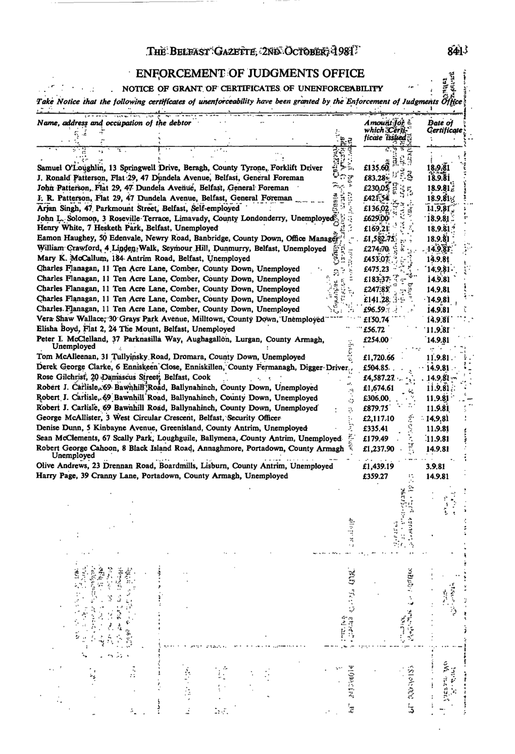 The Enforcement of Judgments Office