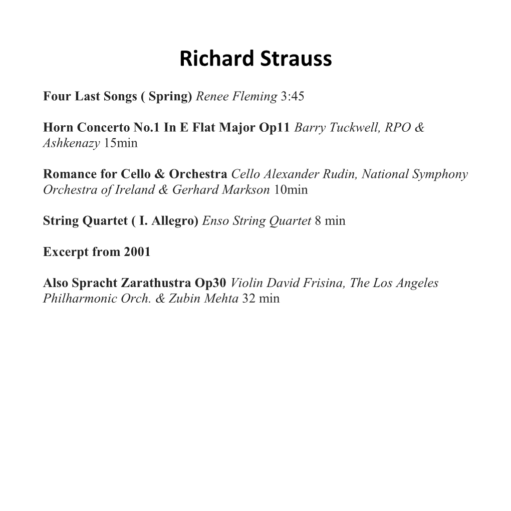 Richard Strauss