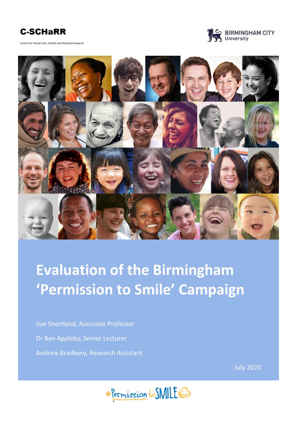 Evaluation of the Birmingham 'Permission to Smile' Campaign