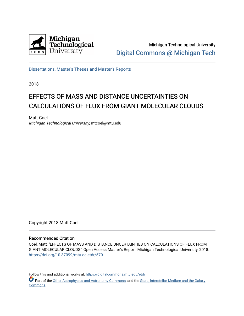 Effects of Mass and Distance Uncertainties on Calculations of Flux from Giant Molecular Clouds