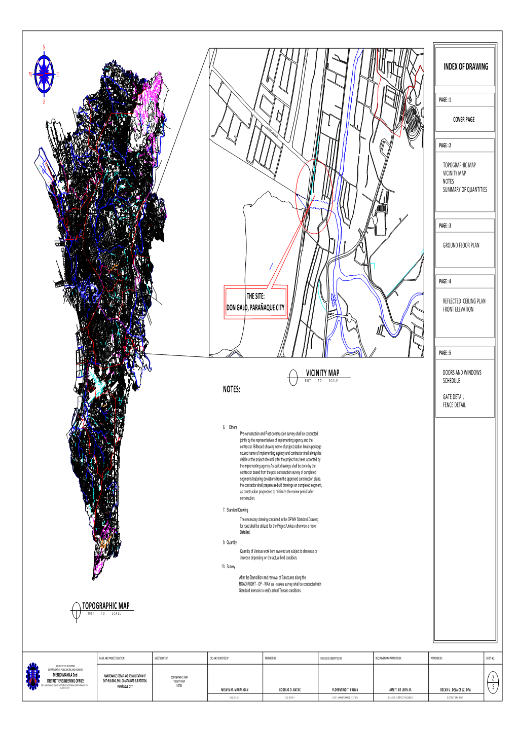 Index of Drawing Atlantic Avenue