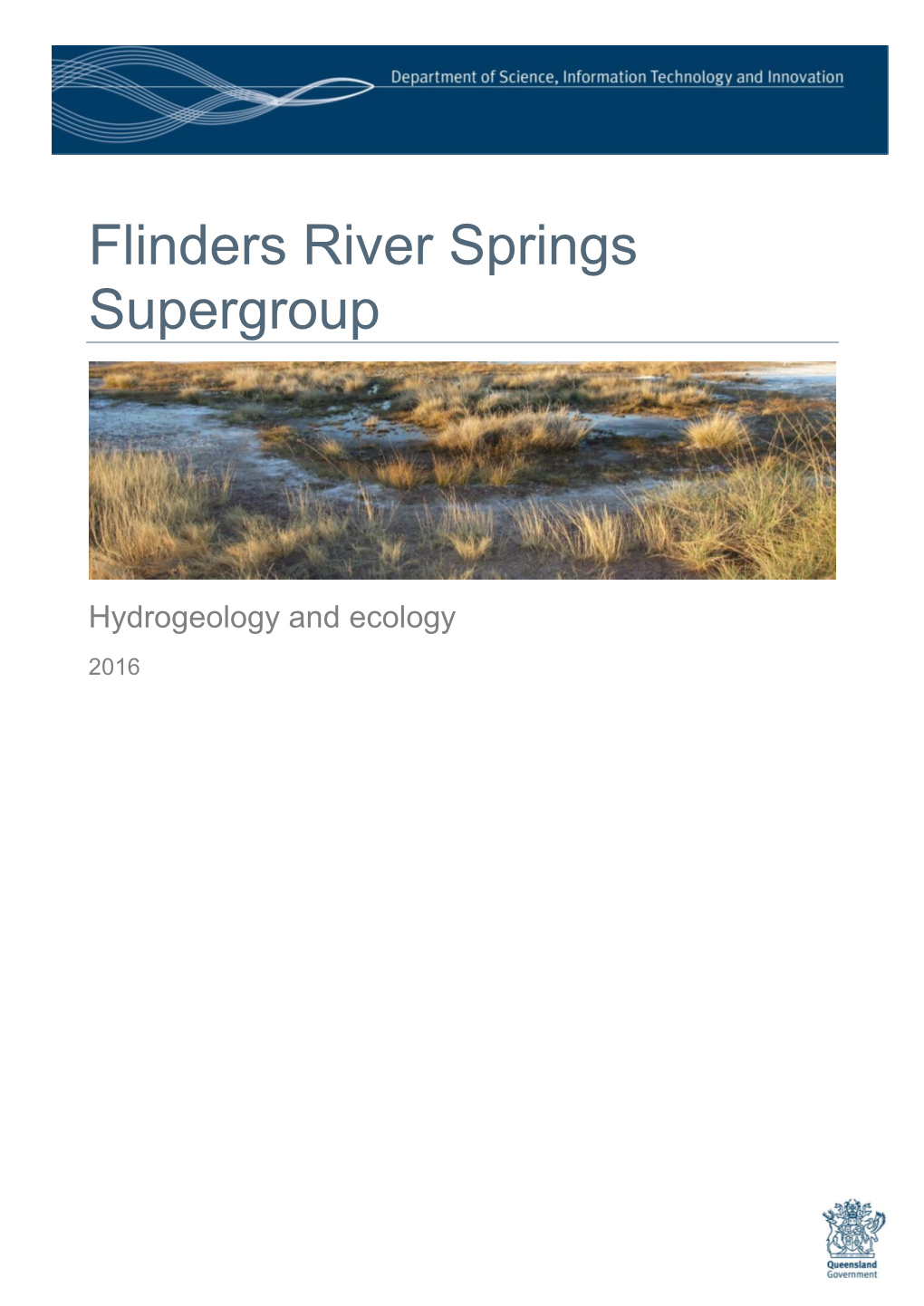 Flinders River Supergroups, Galilee Basin Springs and Tertiary Springs of Western Queensland