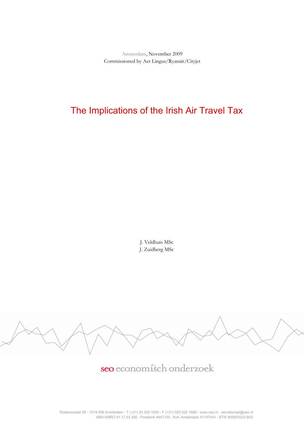 The Implications of the Irish Air Travel Tax