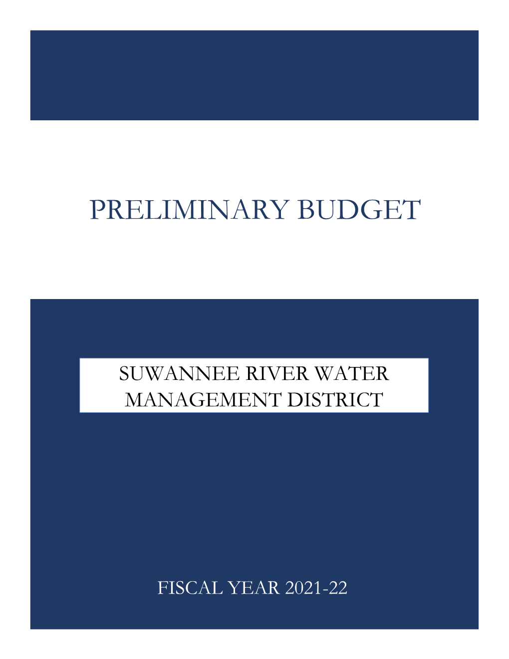 SRWMD FY22 Preliminary Budget