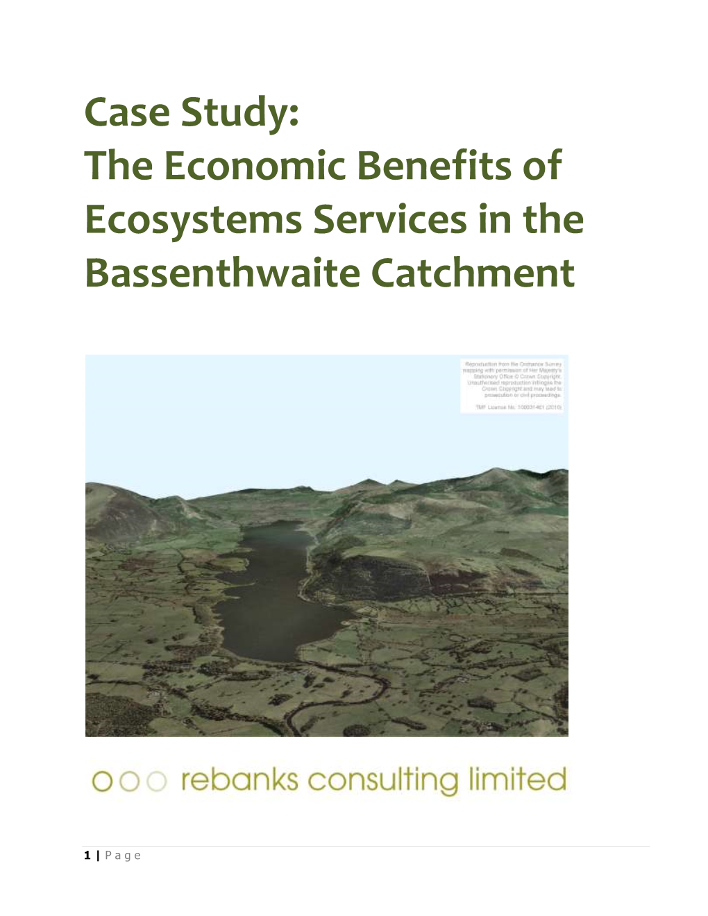 Bassenthwaite Catchment Case Study