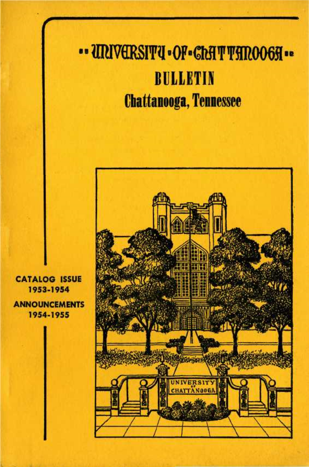 T9r006fl BULLETIN Chattanooga, Tennessee