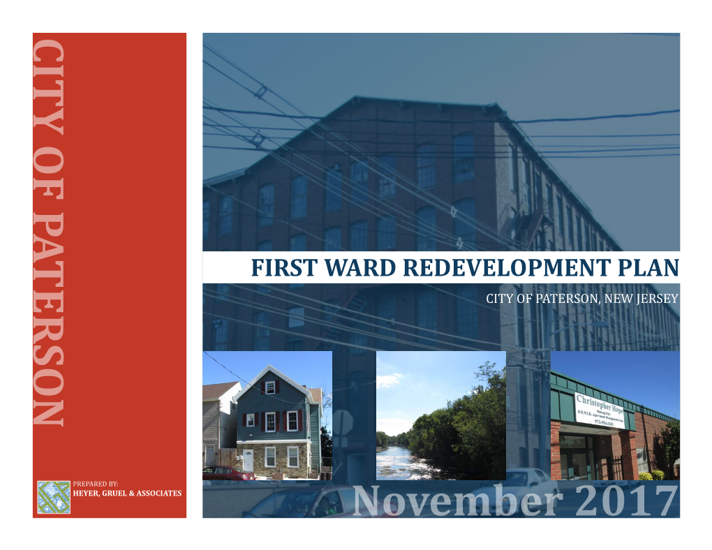 First Ward Redevelopment Plan City of Paterson, New Jersey