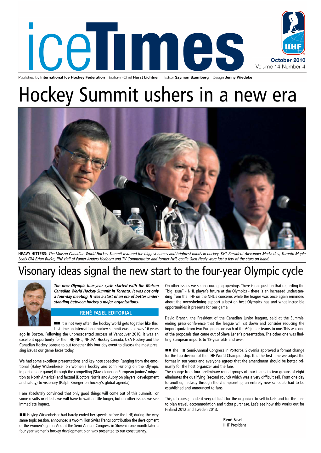 Hockey Summit Ushers in a New Era