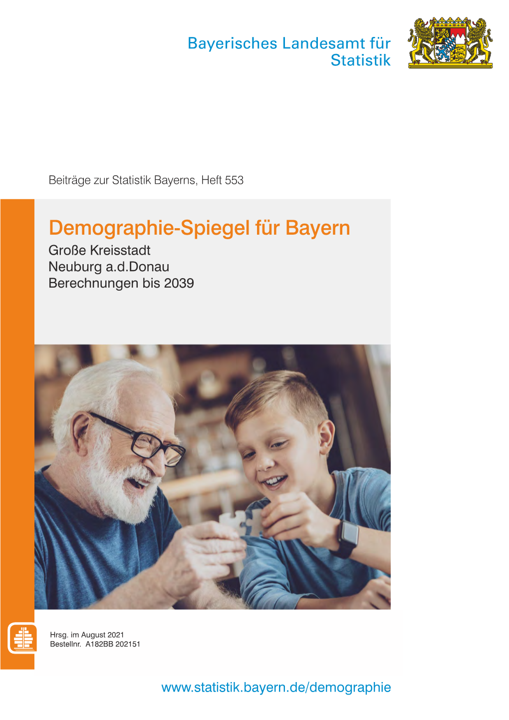 Demographie-Spiegel Für Bayern Große Kreisstadt Neuburg A.D.Donau