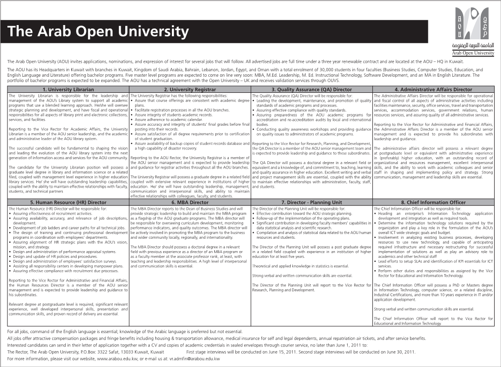 The Arab Open University