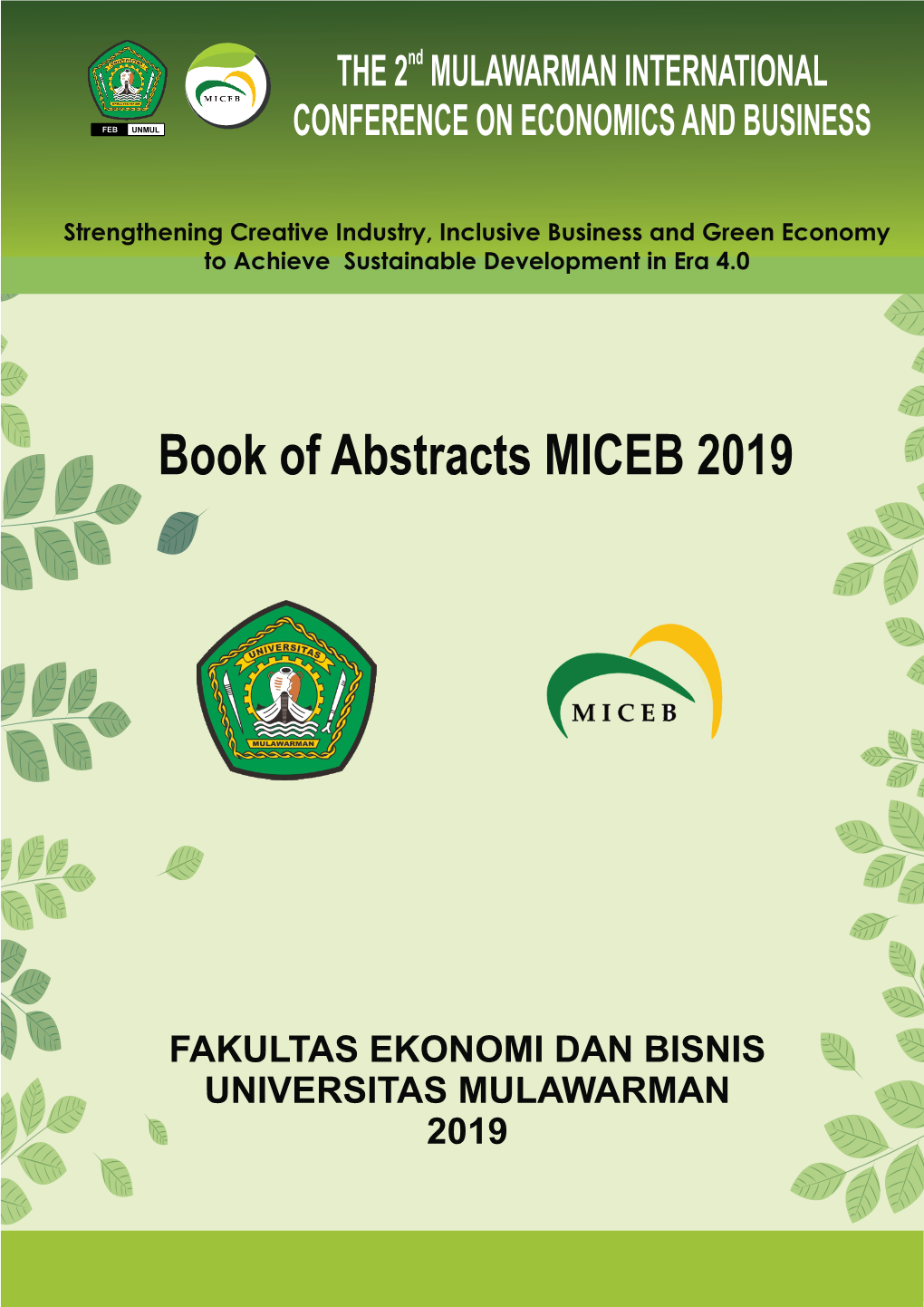Book of Abstracts MICEB 2019