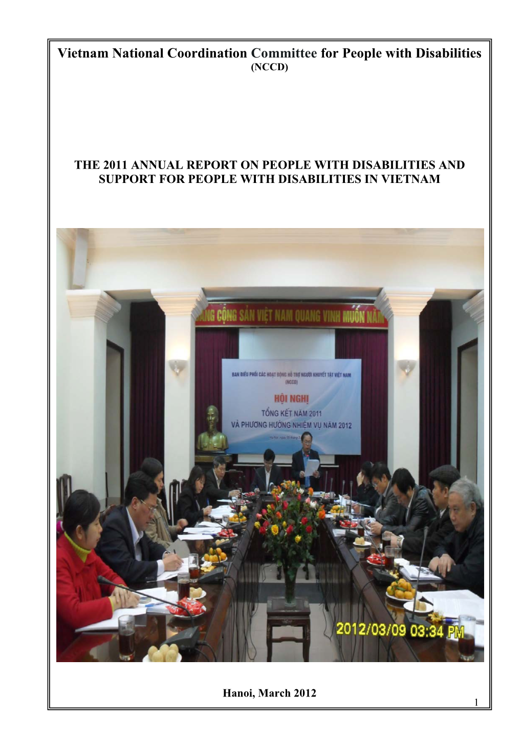 Vietnam National Coordination Committee for People with Disabilities Change MMMM (NCCD)