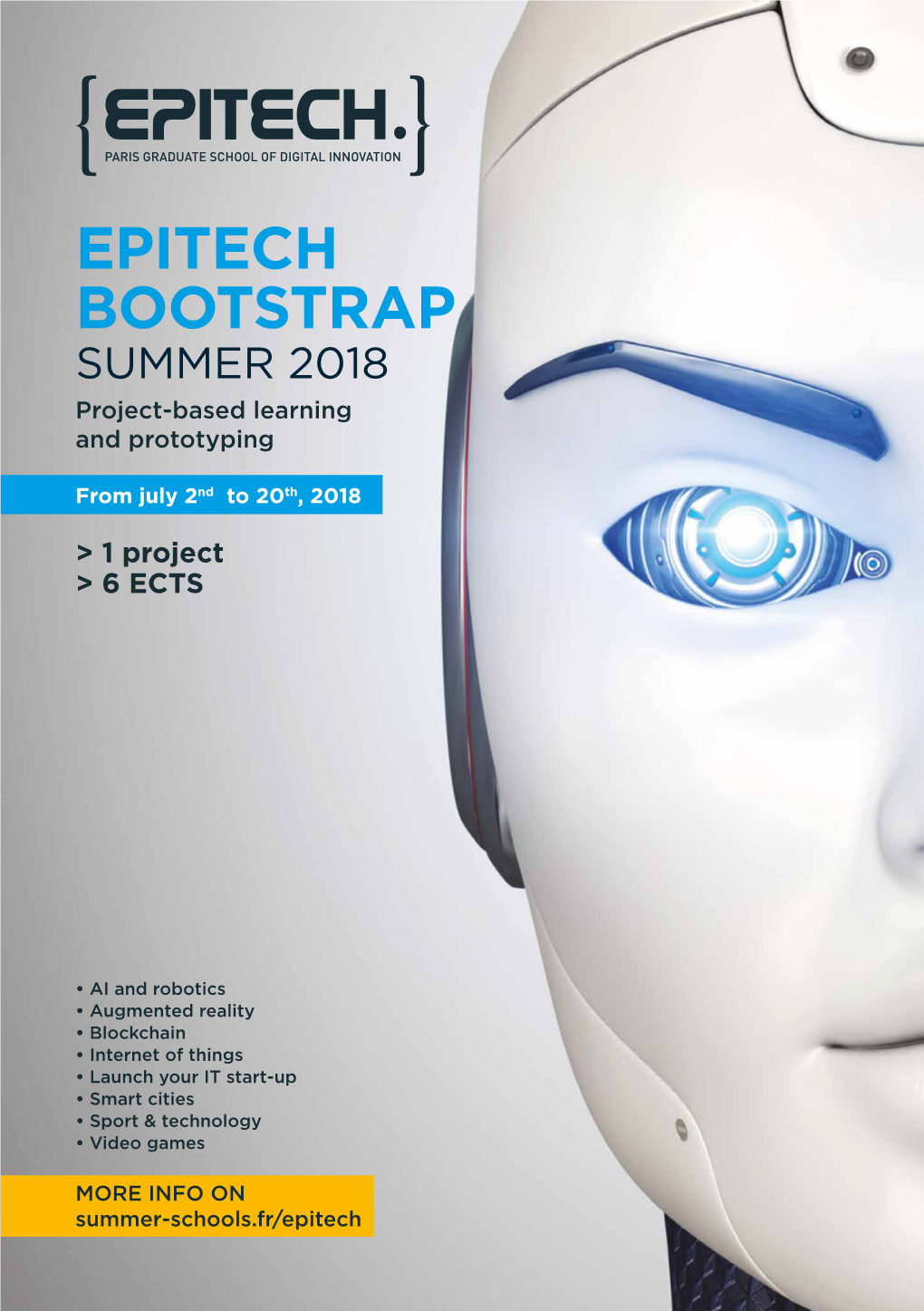 EPITECH BOOTSTRAP SUMMER 2018 Project-Based Learning and Prototyping