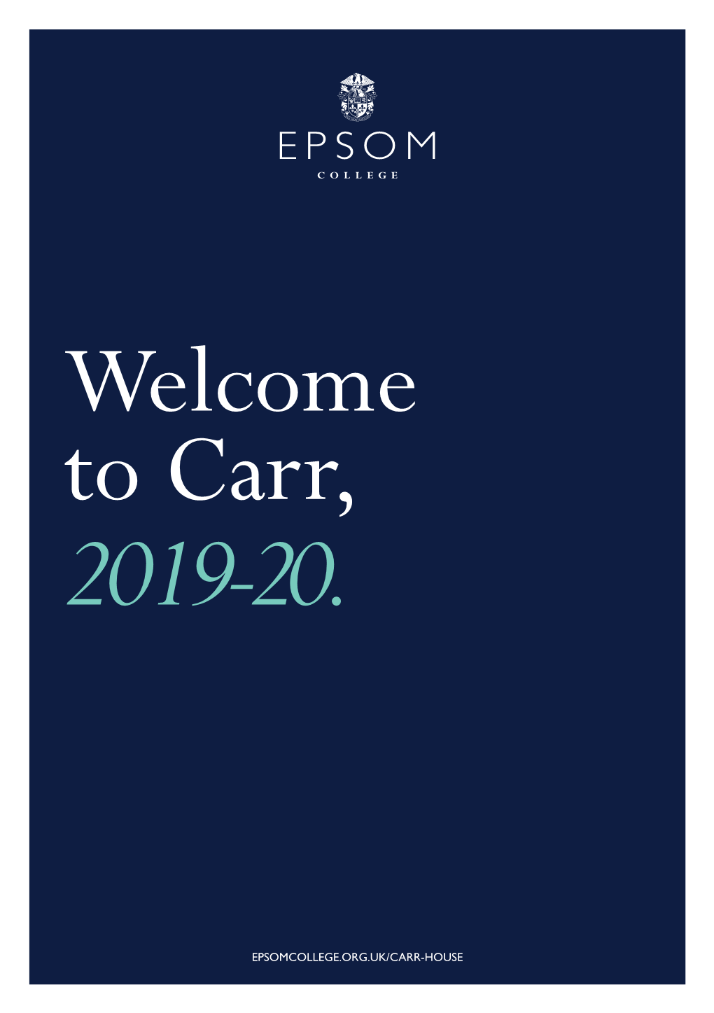 Welcome to Carr, 2019-20