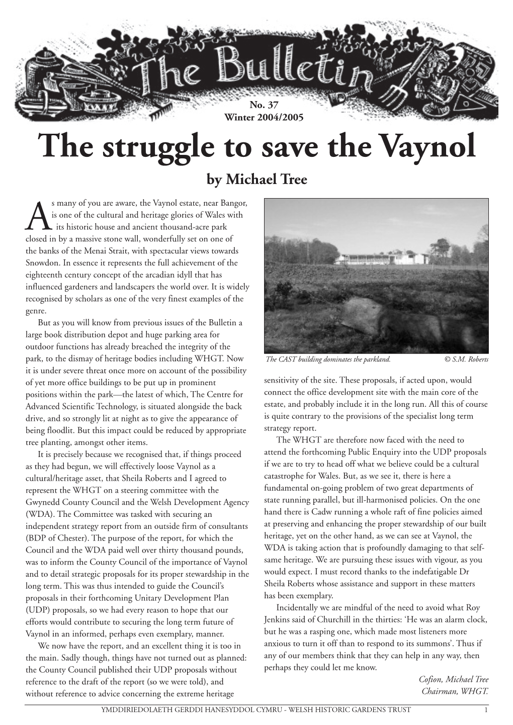 The Struggle to Save the Vaynol by Michael Tree