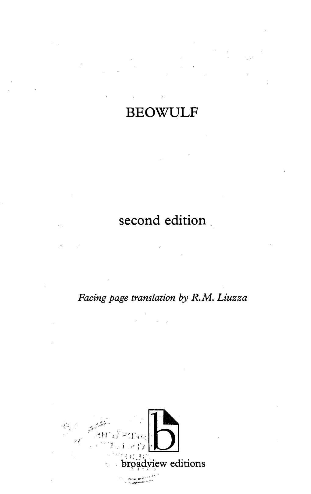 BEOWULF Second Edition