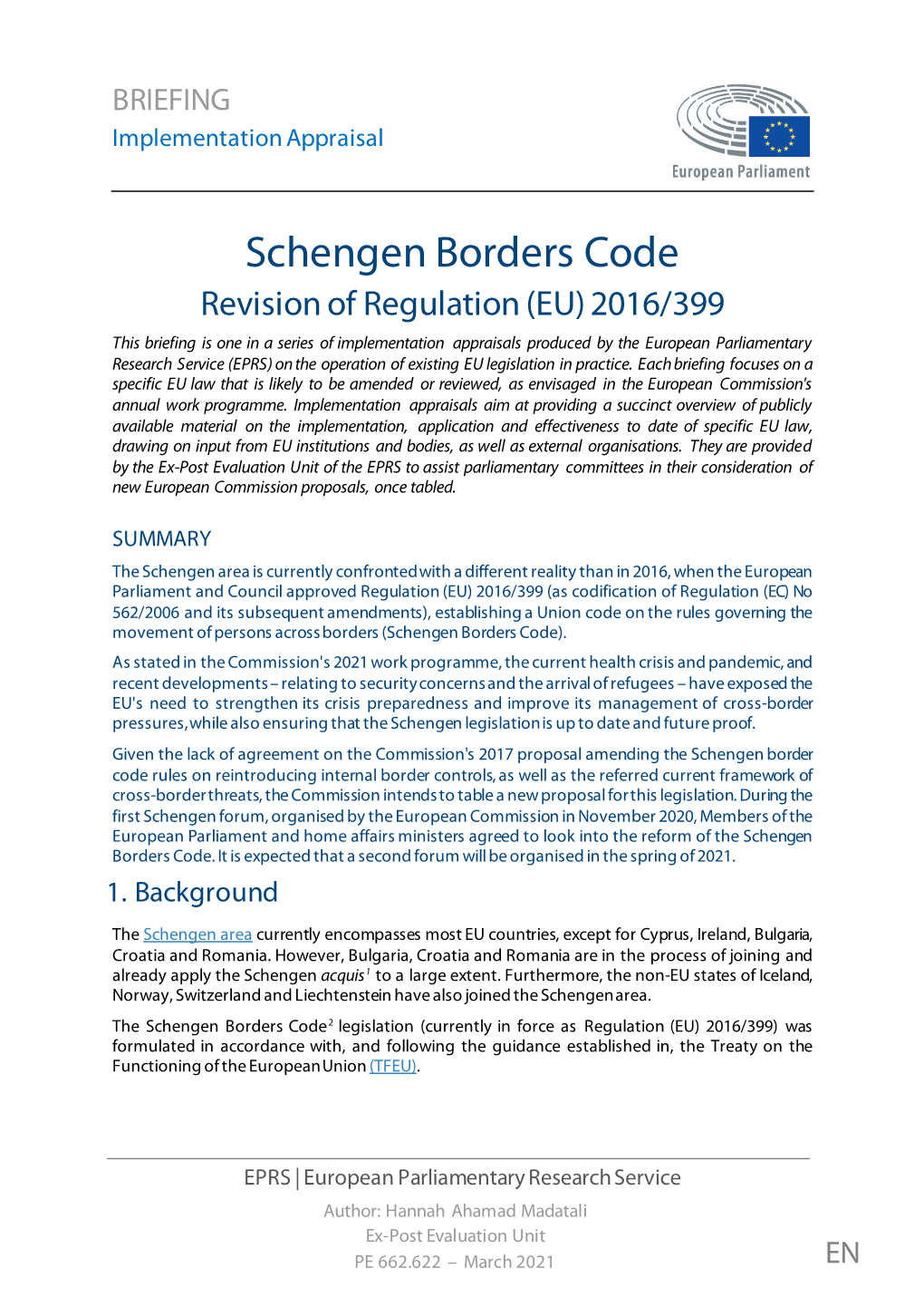 Schengen Borders Code