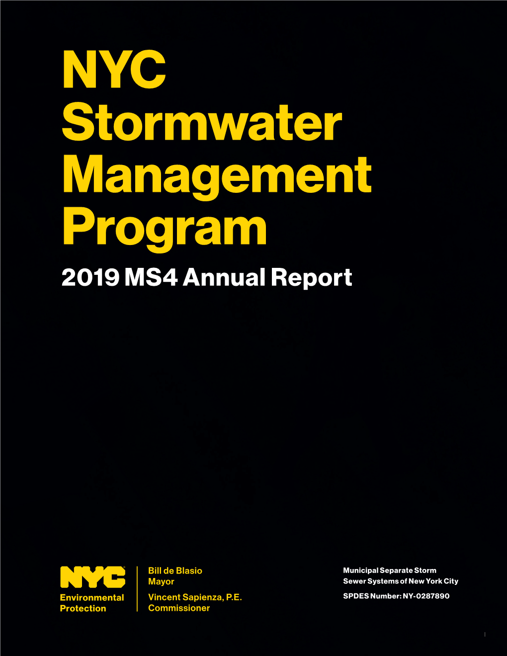 NYC Stormwater Management Program 2019 MS4 Annual Report