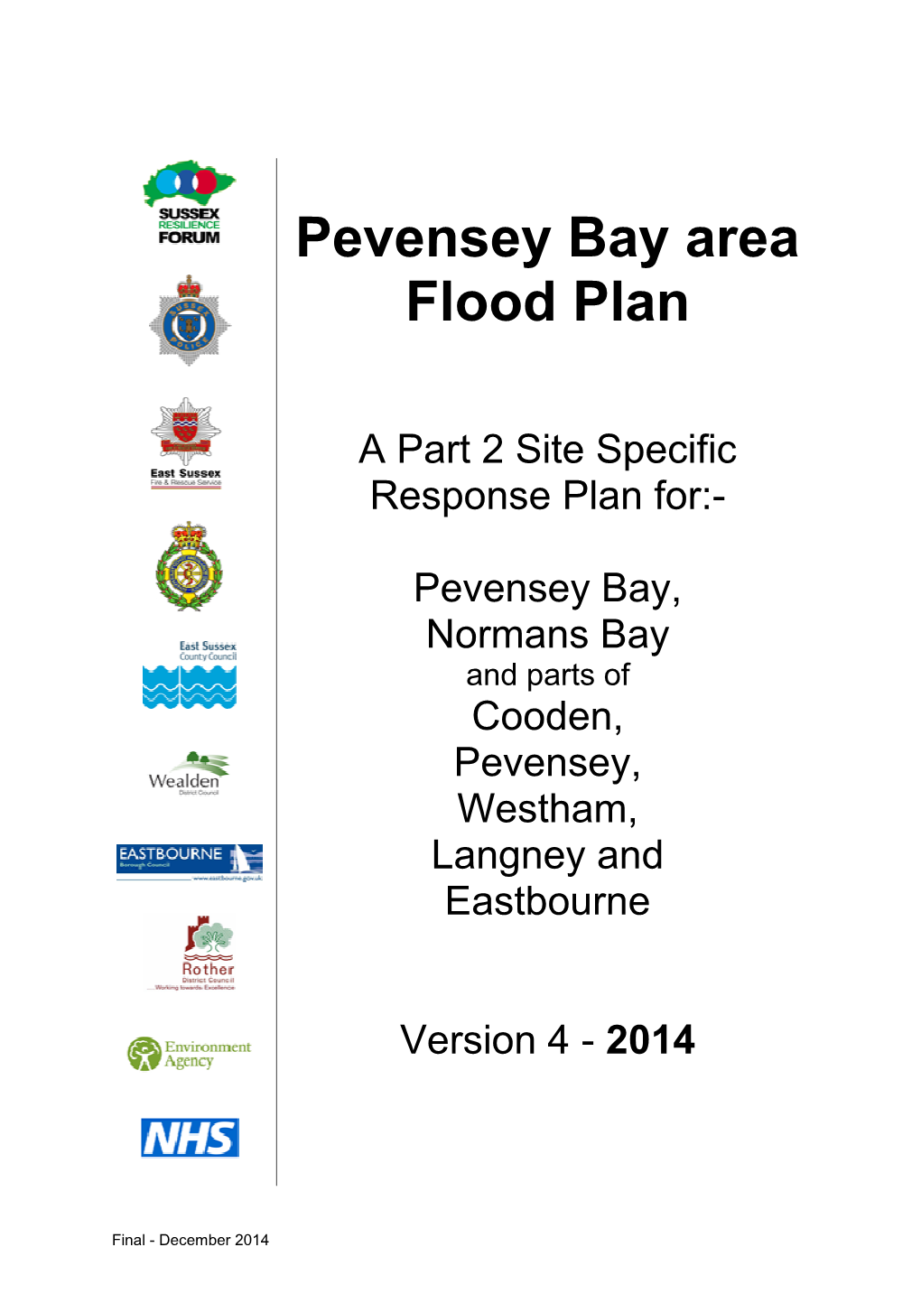 Pevensey Bay Area Flood Plan